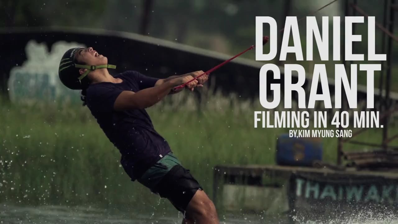 Daniel Grant filming in 40 min